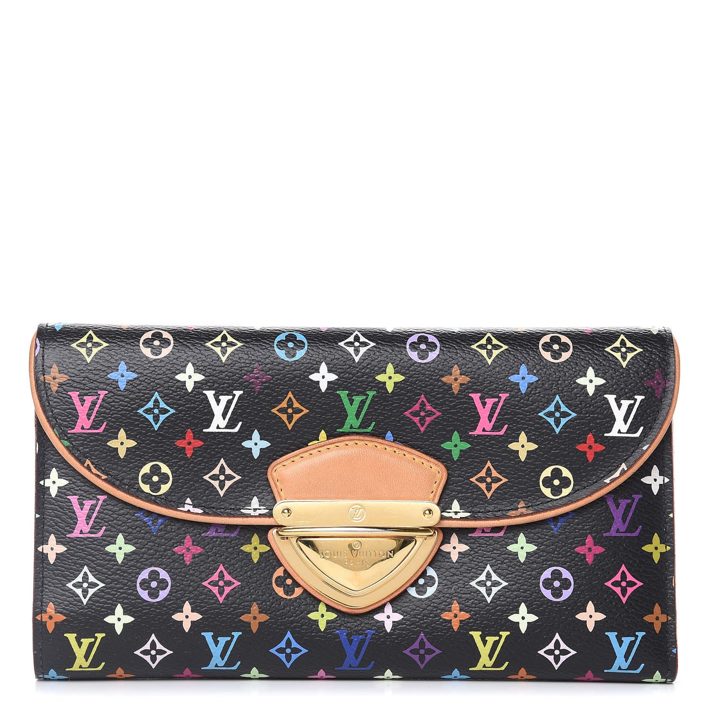 Monogram Multicolor Eugenie Wallet Black Grenade