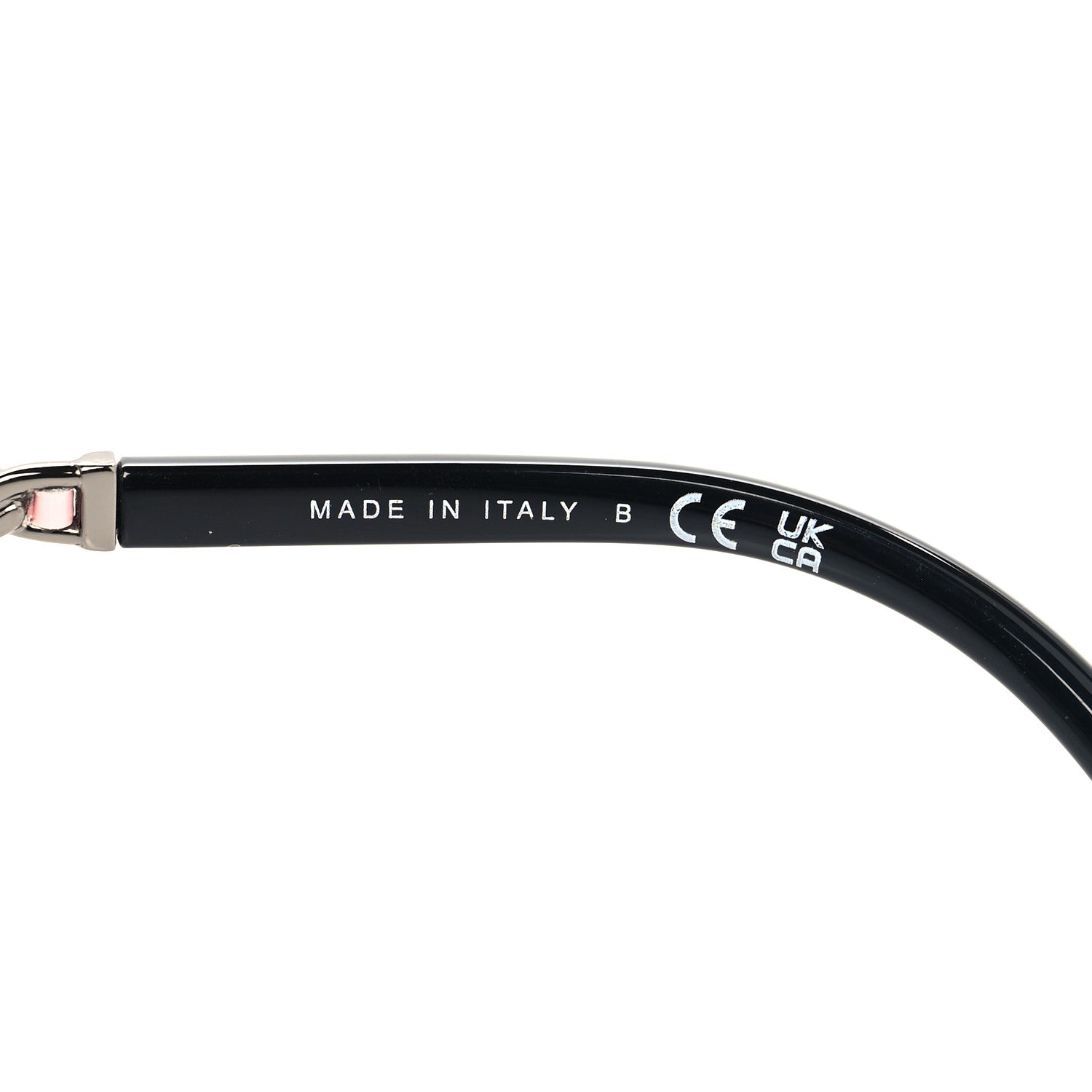 Chanel Acetate Metal Calfskin Square Chain Sunglasses 5210-Q Black Gray 6 of 8