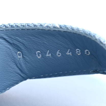 Chanel Denim Quilted Mules 38 Blue 9 of 10