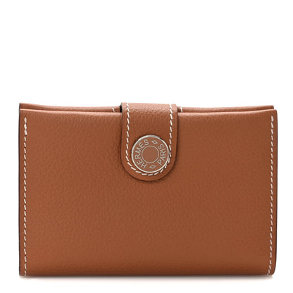 Hermes Evercolor RMS Card Holder Gold 1 of 9