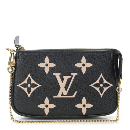 Louis Vuitton Empreinte Monogram Giant Mini Pochette Accessories Black 1 of 6
