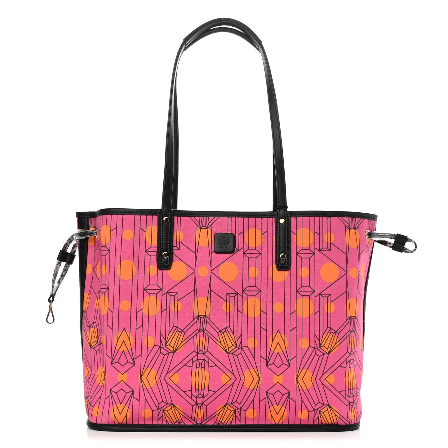 Visetos Medium Project Reversible Shopper Tote Cognac
