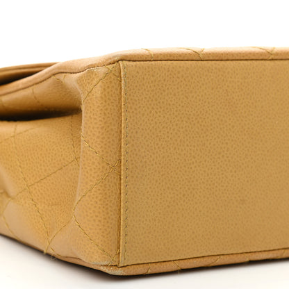Chanel Caviar Quilted Small Single Flap Yellow 9 of 14