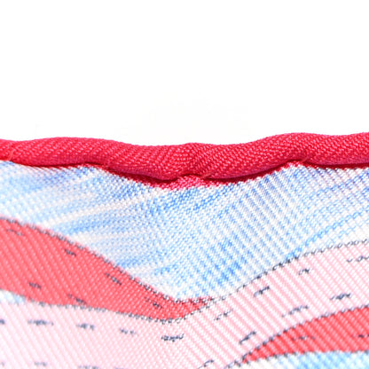 Louis Vuitton Silk Up and Away Square 90 Scarf Blue 7 of 7