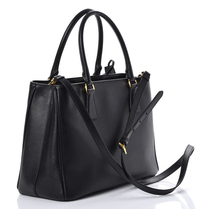 Prada Saffiano Lux Medium Tote Nero Black 4 of 9