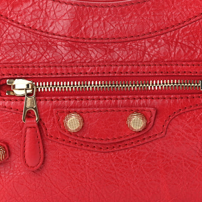 Balenciaga Agneau Giant 12 Gold Hardware Hip Rouge Cardinal 8 of 10