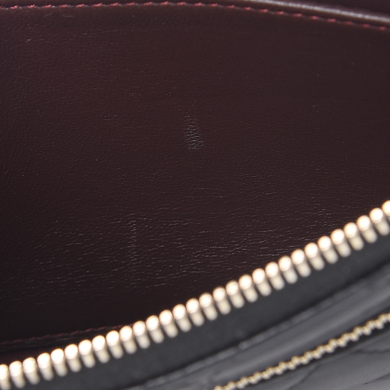 Chanel Lambskin Quilted Zip Pouch Black 8 of 10