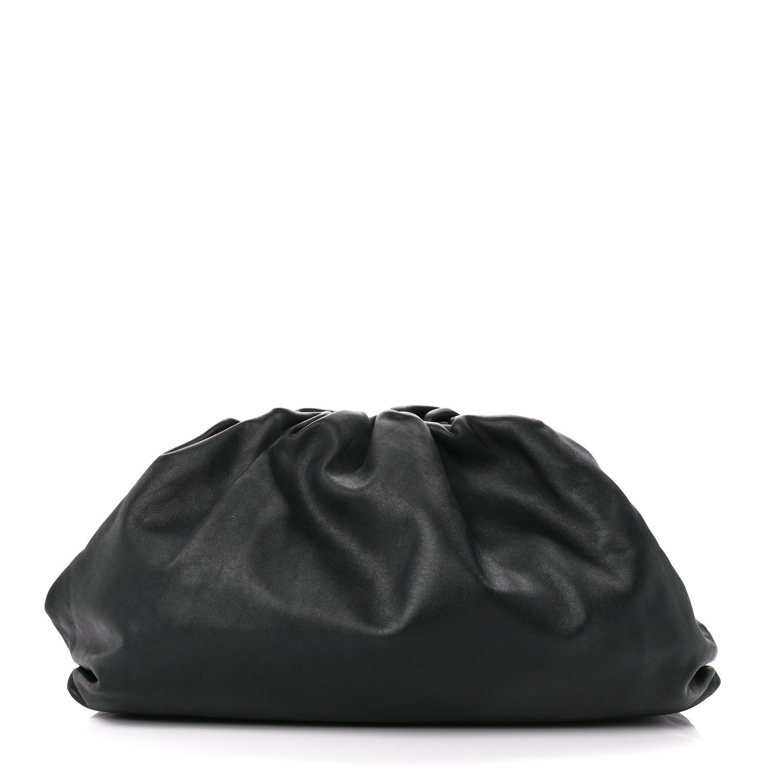 Bottega Veneta Smooth Butter Calf The Pouch Oversized Clutch Black 1 of 11