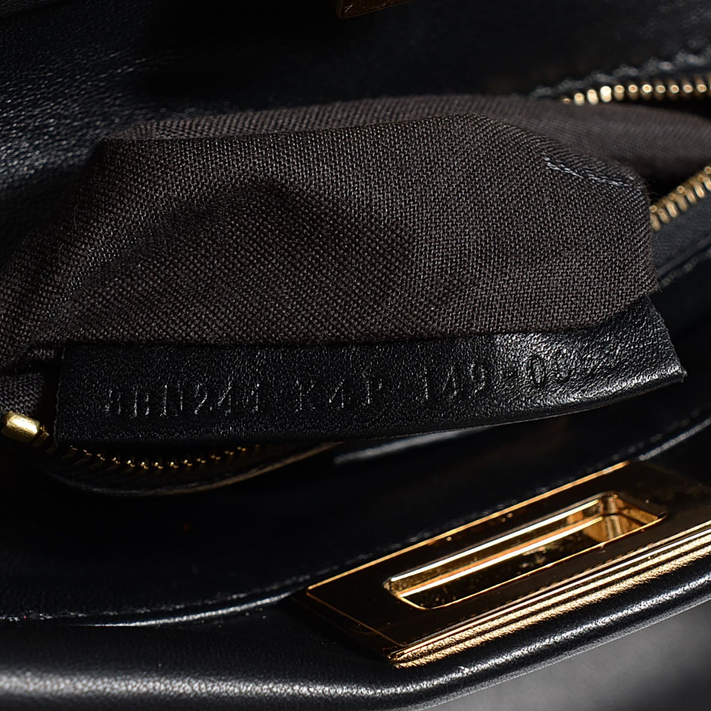 Nappa Mini Peekaboo Iconic Satchel Black