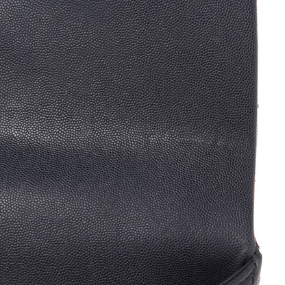 Chanel Caviar Lizard Quilted Medium Coco Handle Flap Grey 10 of 11