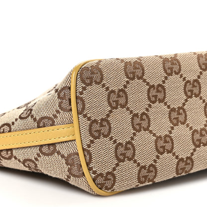 Gucci Monogram Boat Pochette Yellow 9 of 10