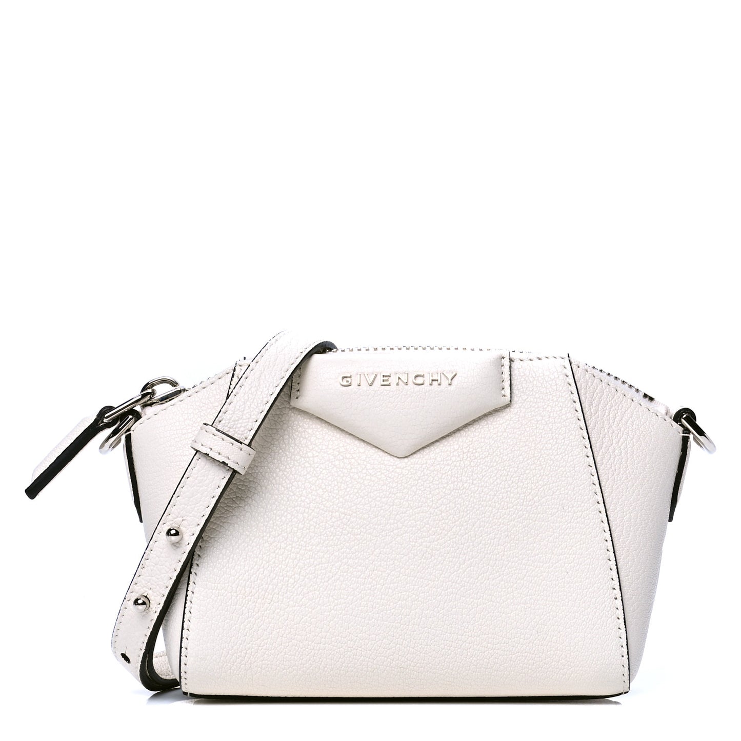 Sugar Goatskin Nano Antigona White