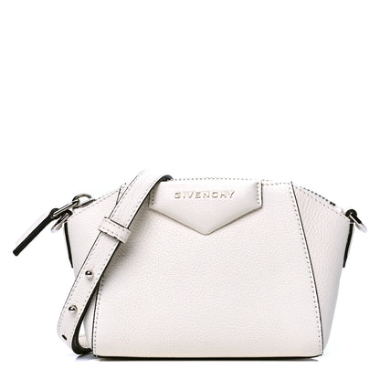 Givenchy Sugar Goatskin Nano Antigona White 1 of 4