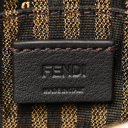 Fendi Canvas Vitello King FF Embroidered Nano Maxi Buckle Baguette Charm Nuvola 6 of 10