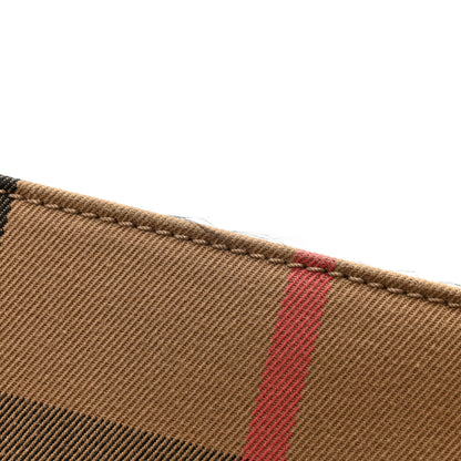 Burberry Derby Calfskin House Check Wallet On Chain Black 17 of 18