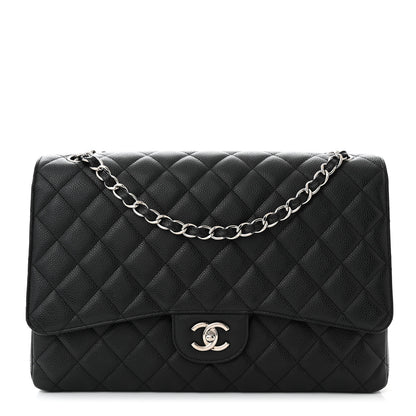 Chanel Caviar Quilted Maxi Single Flap Black 1 of 11