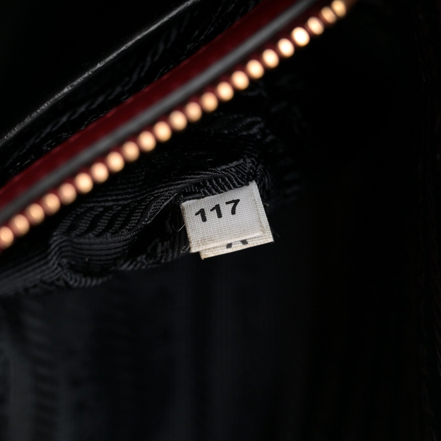 Prada Saffiano City Calfskin Medium Esplanade Rosso 7 of 13