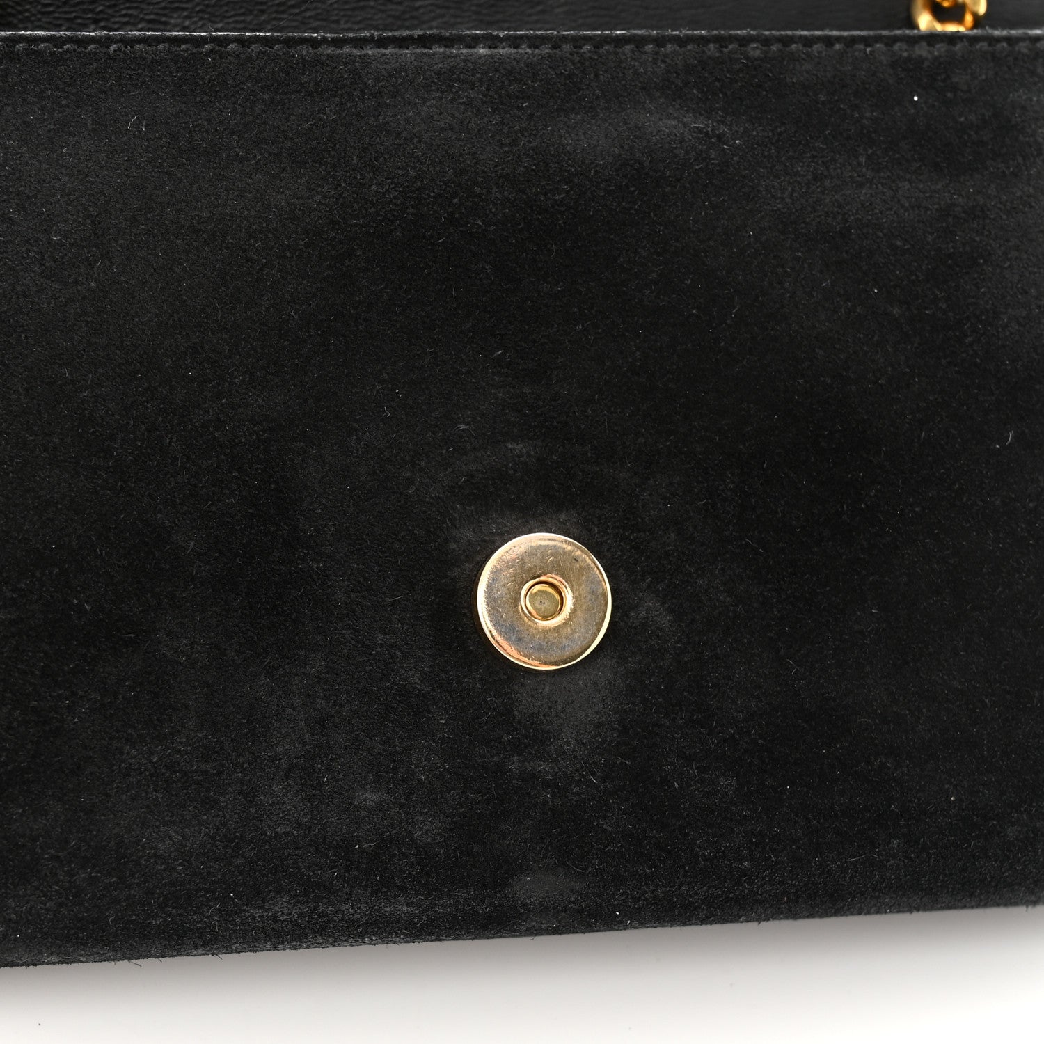 Saint Laurent Suede Small Classic Monogram Kate Tassel Satchel Black 15 of 16