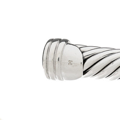 David Yurman Sterling Silver 14K Yellow Gold 5mm X Station Cable Bracelet 4 of 4