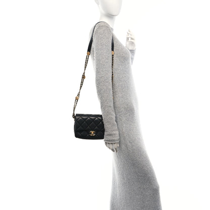 Chanel Caviar Quilted Small Twist Your Buttons Flap Black 2 of 11
