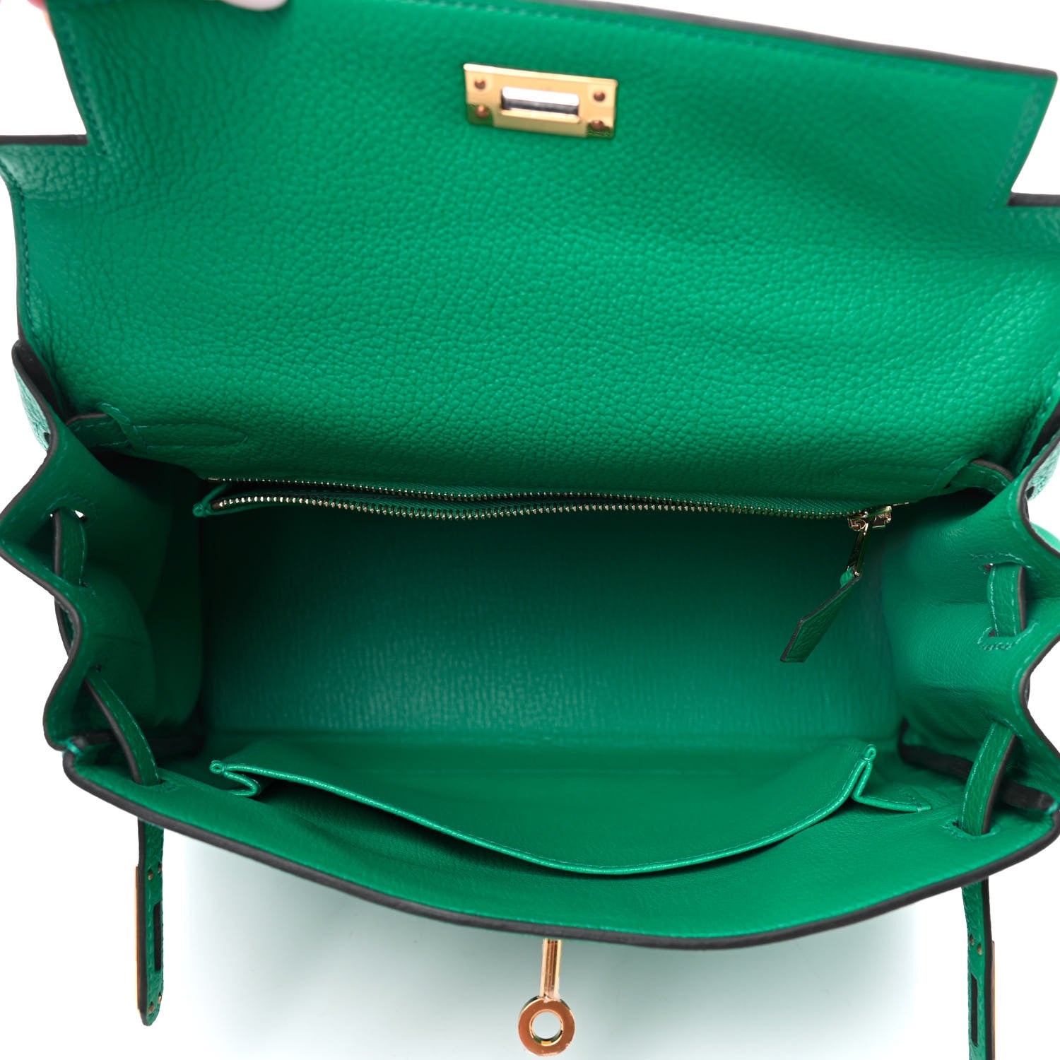 Hermes Togo Kelly Retourne 25 Menthe 6 of 36
