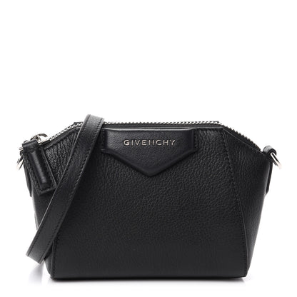 Givenchy Sugar Goatskin Nano Antigona Black 1 of 9