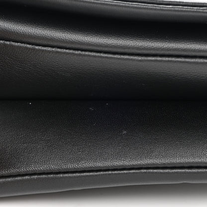 Louis Vuitton Lambskin Embossed Monogram Pochette Coussin Black 12 of 15