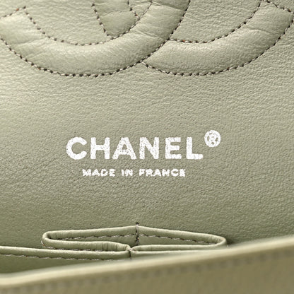 Chanel Caviar Quilted Medium Double Flap Light Green 6 of 10