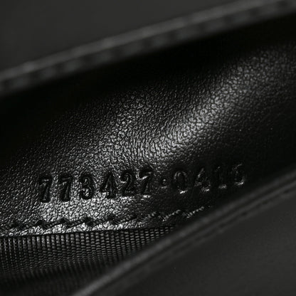 Gucci Calfskin Matelasse GG Marmont Card Case Wallet Black 7 of 8