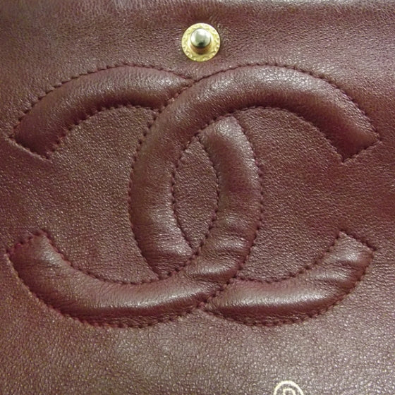 Chanel Vintage Lambskin Chevron Double Flap Black 8 of 13