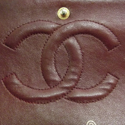 Chanel Vintage Lambskin Chevron Double Flap Black 8 of 13