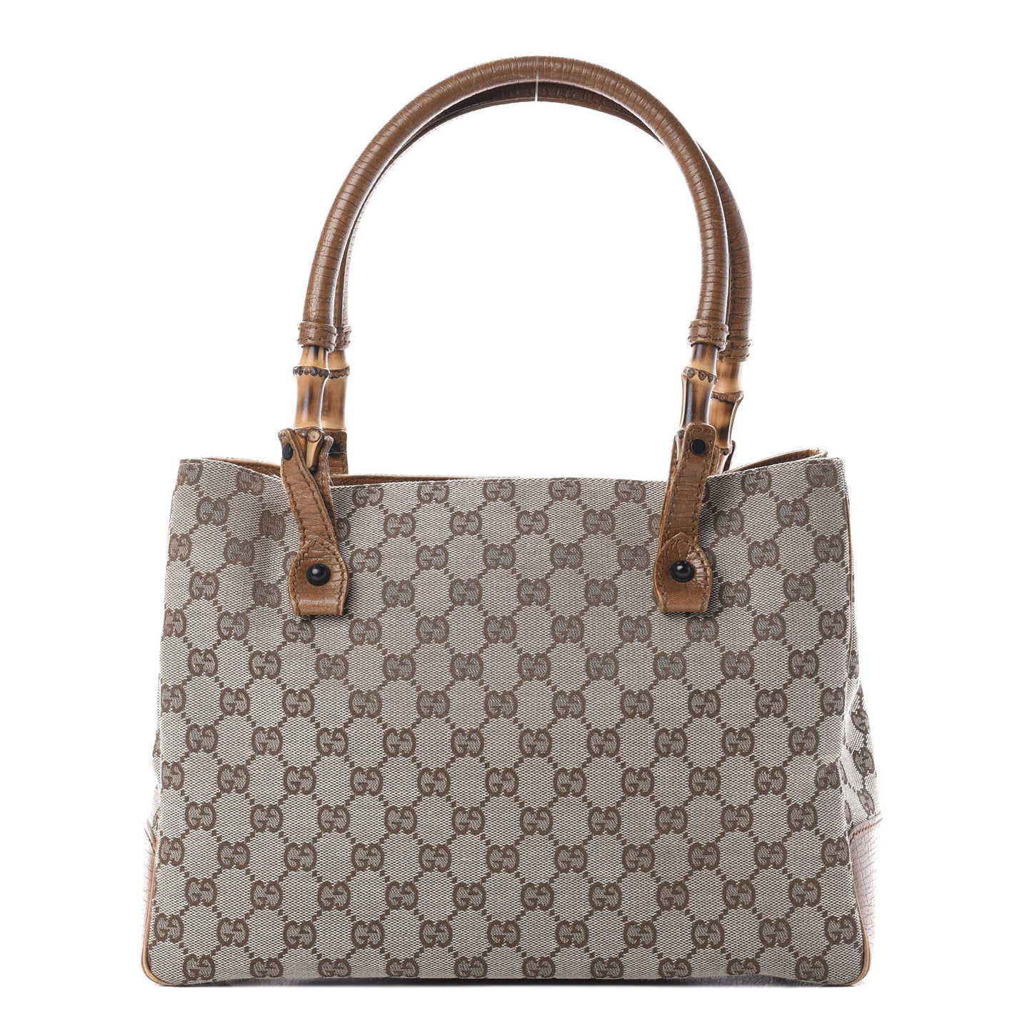 Monogram Small Bamboo Tote Brown