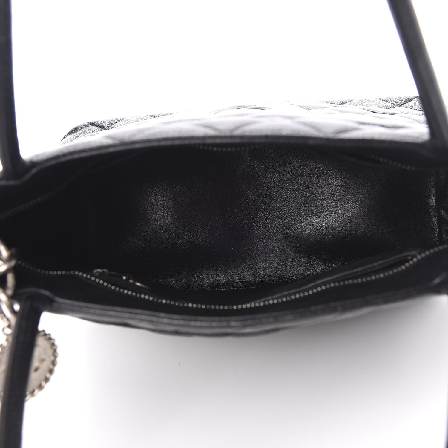 Chanel Caviar Quilted Medallion Tote Black 5 of 10