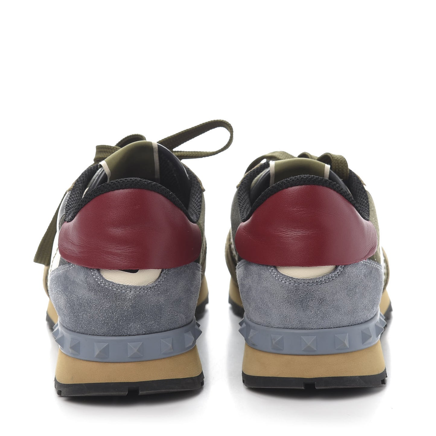 Nappa Suede Camouflage Mens Rockrunner Sneakers 42 Multicolor