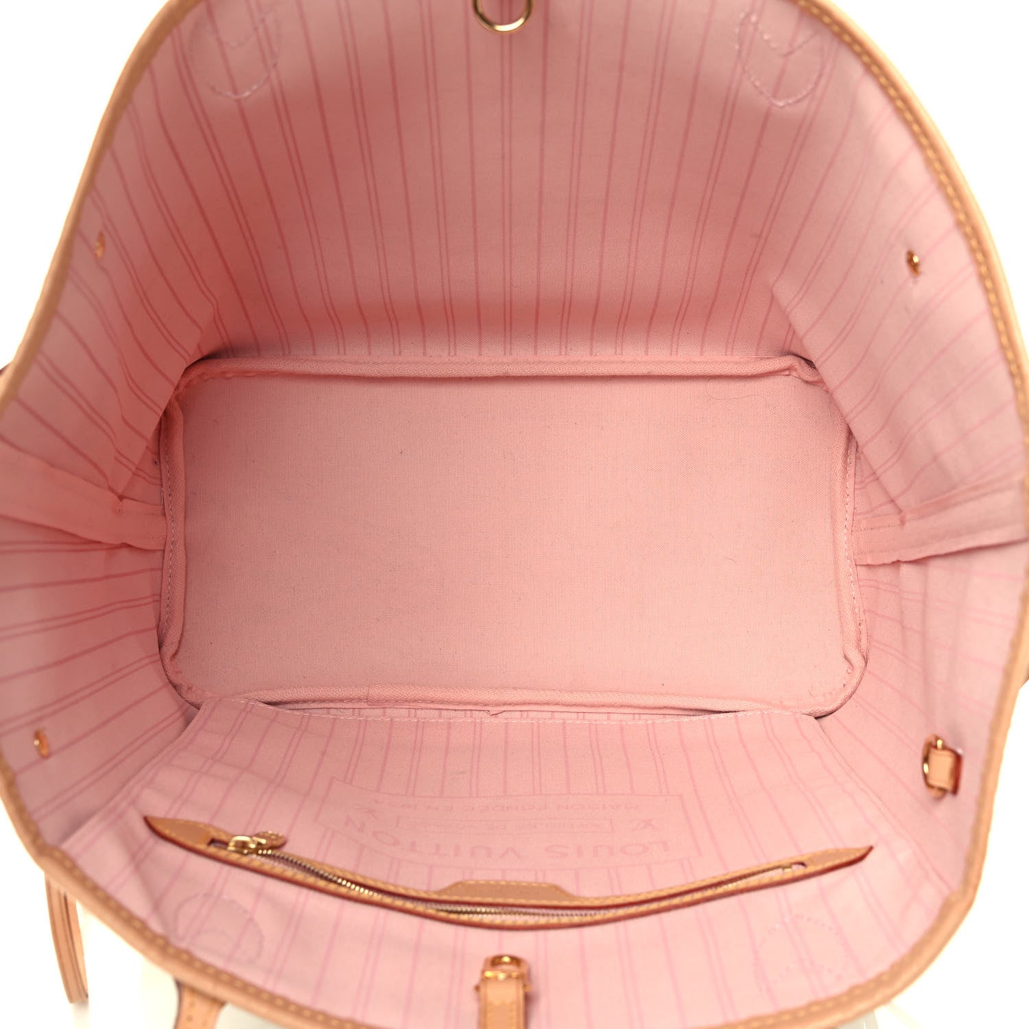 Louis Vuitton Damier Azur Neo Neverfull MM Rose Ballerine 4 of 4
