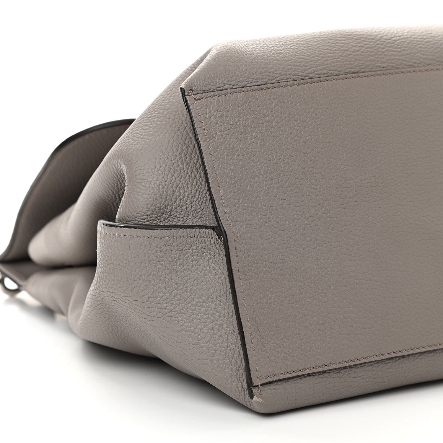 Gucci Cellarius Calfskin Large Bamboo Daily Top Handle Bag Storm Grey 7 of 12