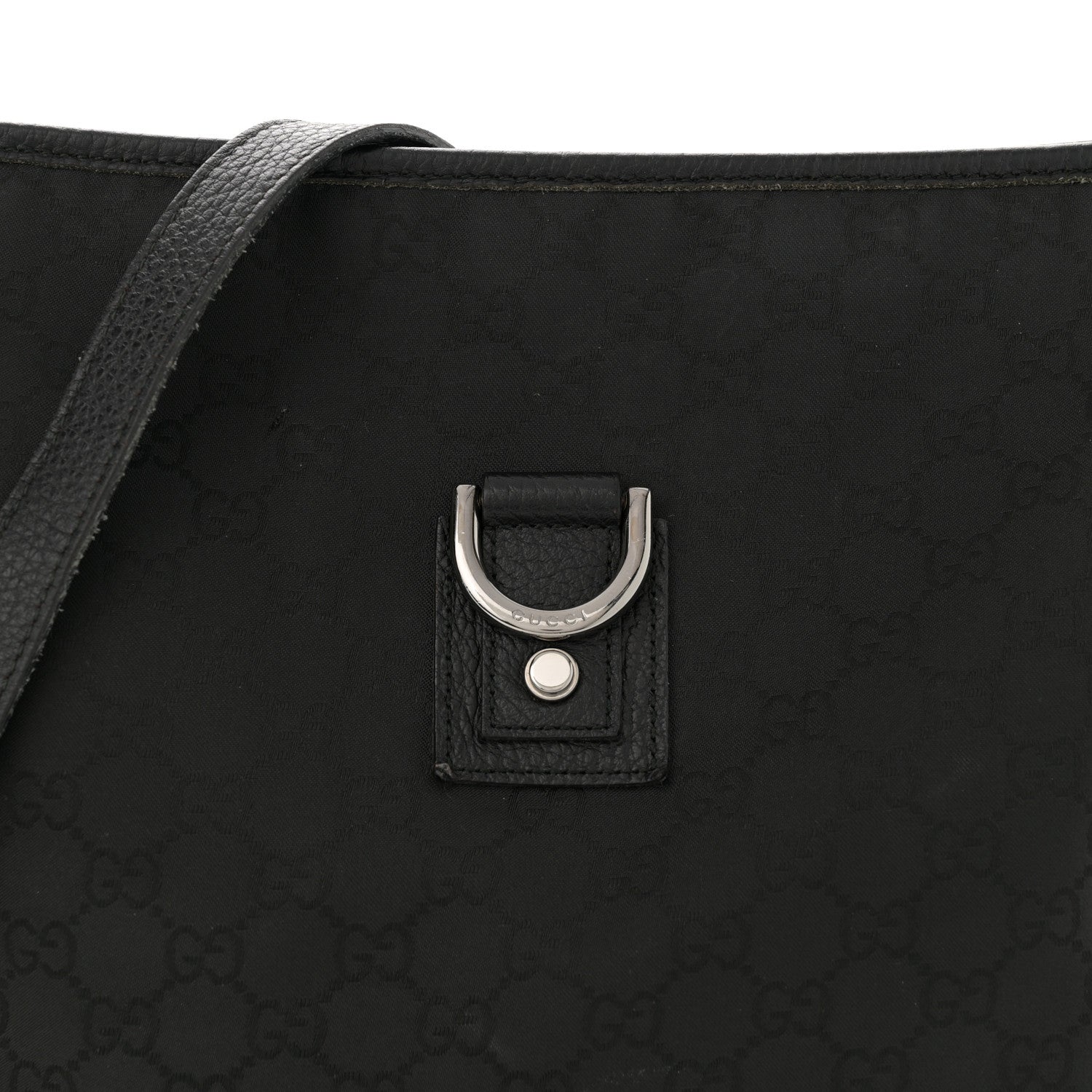 Gucci Monogram Abbey Messenger Bag Black 8 of 15