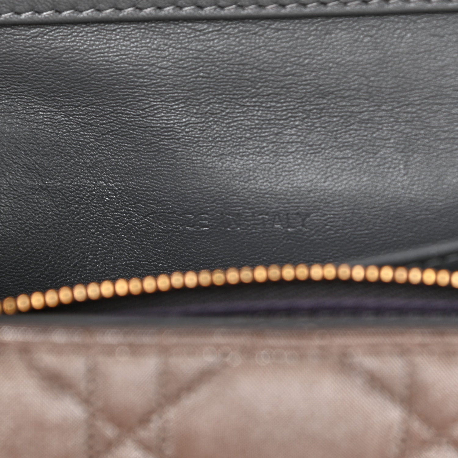 Christian Dior Metallic Calfskin Cannage Miss Dior Promenade Pouch Brown 6 of 11