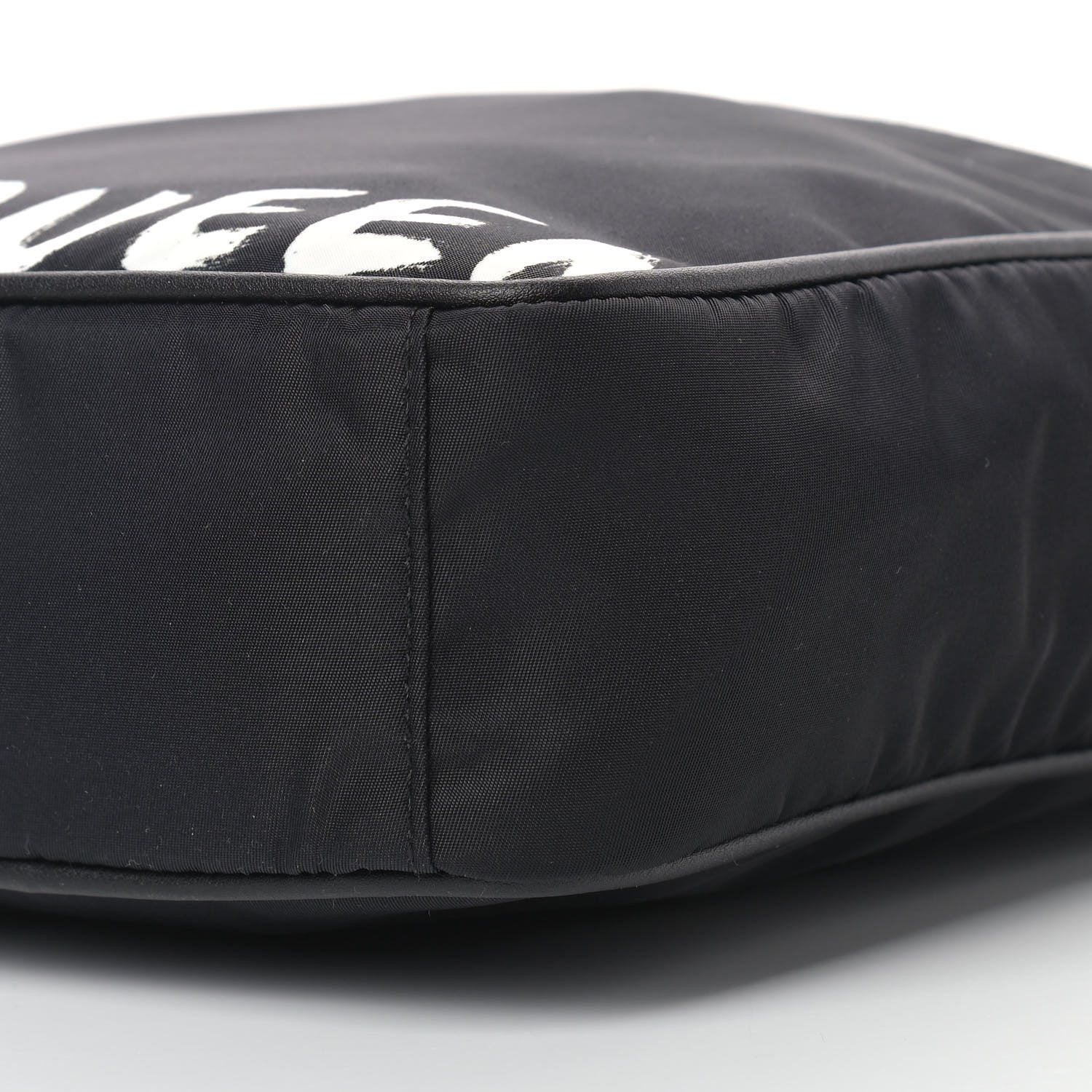 Alexander McQueen Nylon Painted Logo Messenger Bag Black 9 of 9