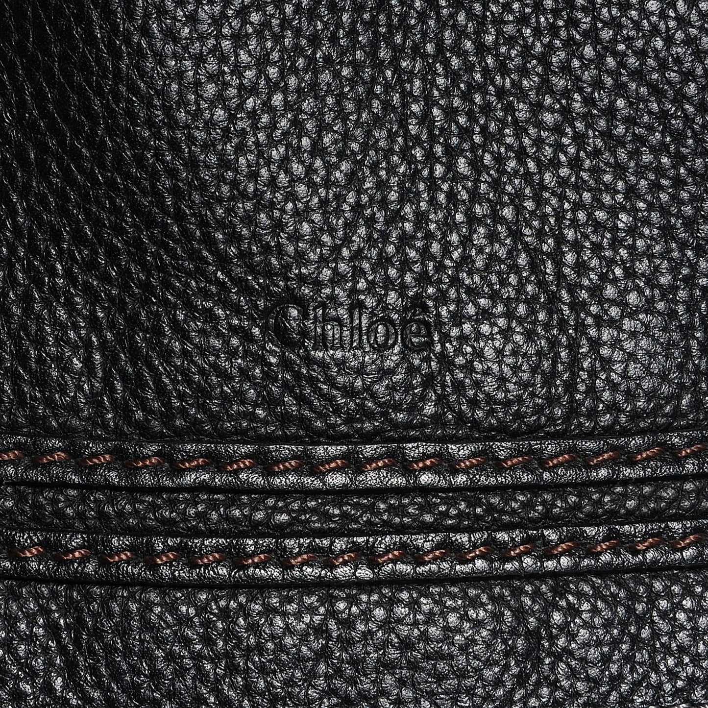 Calfskin Large Marcie Satchel Black