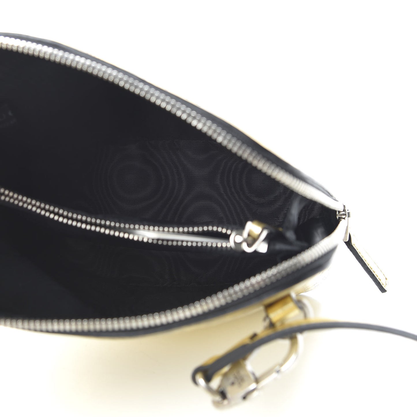 X SEGA Calfskin GUCCY Stars Mini Dome Shoulder Bag Gold