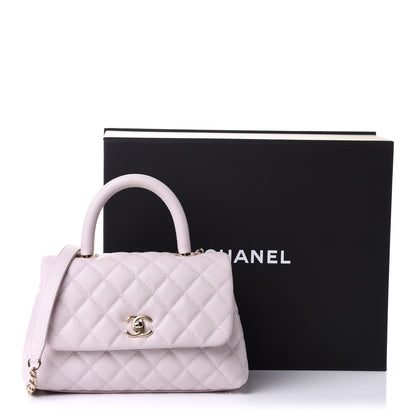 Chanel Caviar Quilted Mini Coco Handle Flap Lilas Lilac 11 of 11