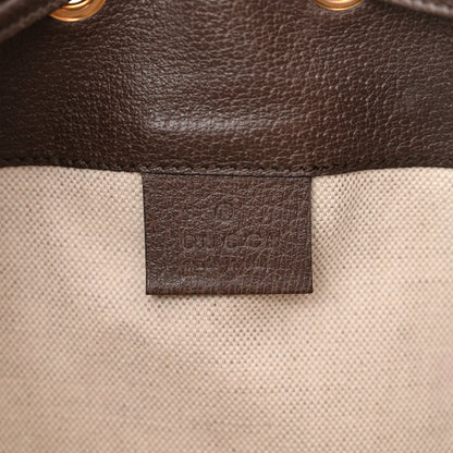 Gucci GG Supreme Monogram Web Ophidia Bucket Bag Brown 6 of 10