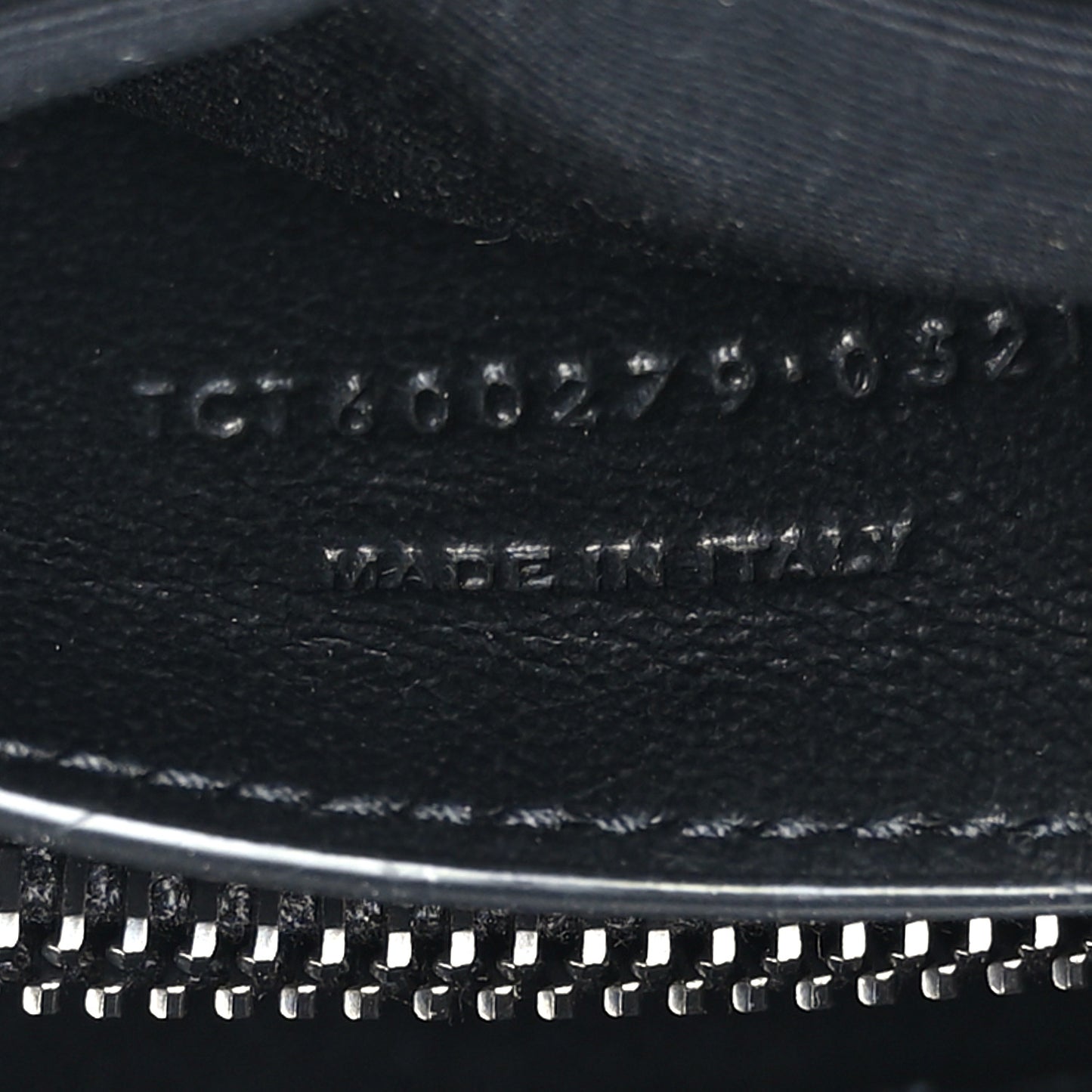Sheepskin Matelasse Chevron Monogram Monochrome Medium College Bag Black