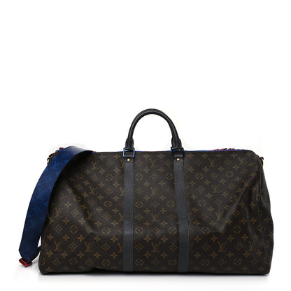 Louis Vuitton Monogram Taiga Outdoor Keepall Bandouliere 55 1 of 10