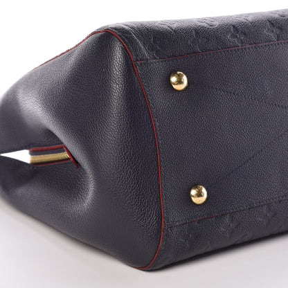 Louis Vuitton Empreinte Montaigne GM Marine Rouge 12 of 13