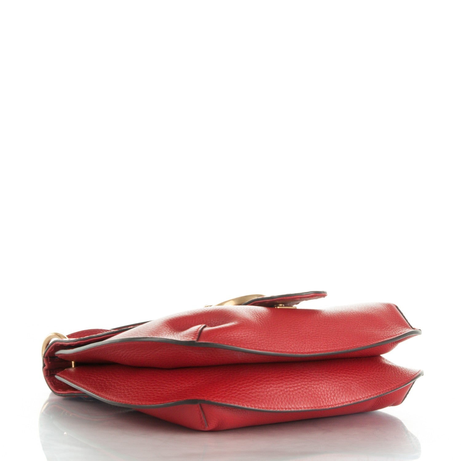 Gucci Cellarius Calfskin Feline GG Marmont Flap Shoulder Bag Vulcanic Red 4 of 7