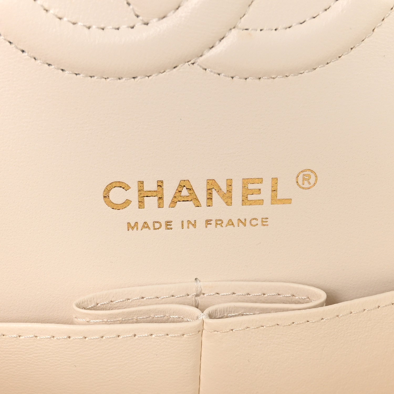 Chanel Caviar Quilted Medium Double Flap White 6 of 11