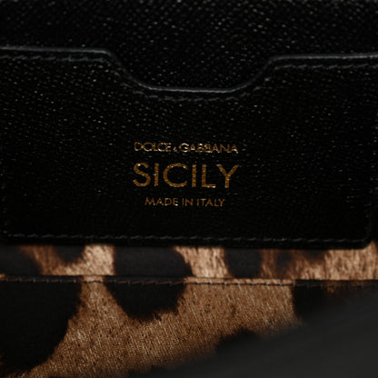 Dolce & Gabbana Dauphine Medium Miss Sicily Satchel Black 6 of 10