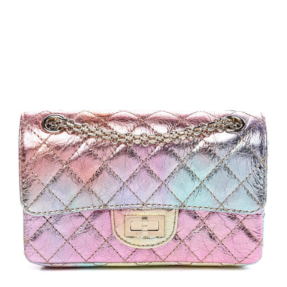 Chanel Metallic Goatskin Quilted Mini 2.55 Reissue Flap Multicolor 1 of 9